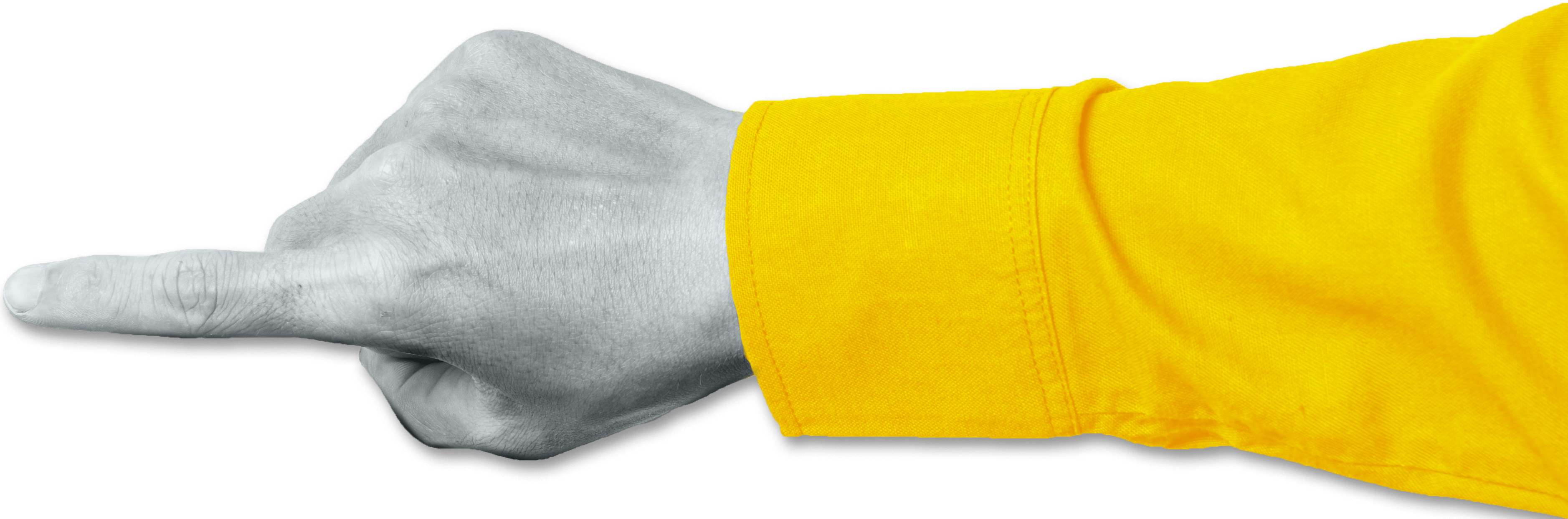 Ręka wskazująca w lewo